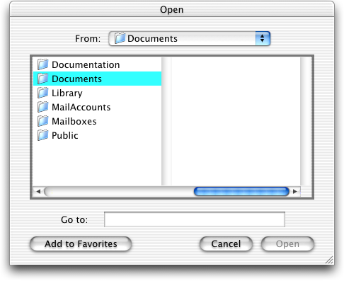 Open file in Mac OS X Public Beta (Open)
